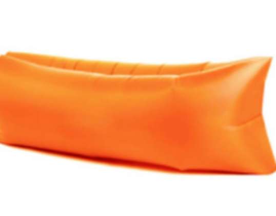 Lazy BAG SOFA Bett Sonnenliege orange 230x70cm
