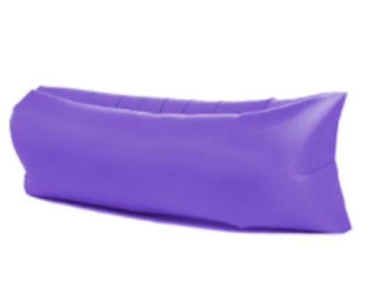 SOFA materac łóżko leżak na powietrze fioletowy 230x70cm