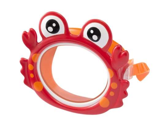 Diving mask, goggles for children, for eyes and nose, crab