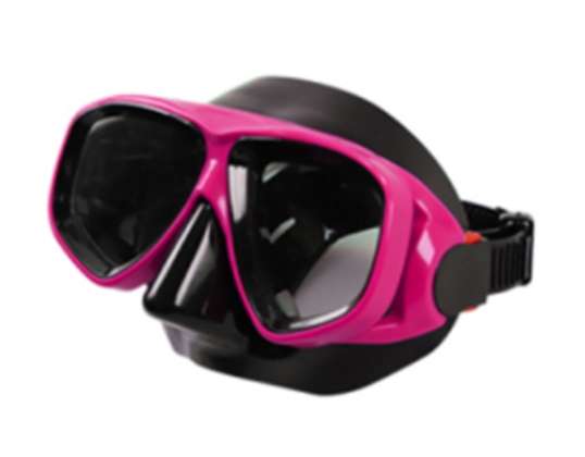 Maschera subacquea, occhiali, occhialini da nuoto, rosa