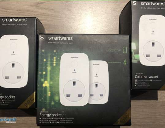 Smartwares PRO-serie Smart Energy Sockets UK-stekker 3 verschillende soorten