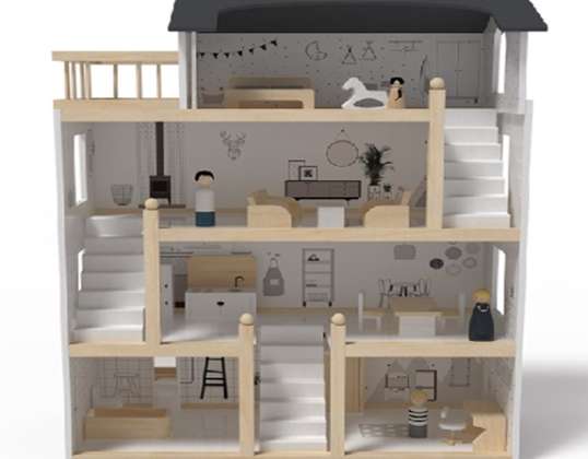 Dollhouse wooden furniture 80cm