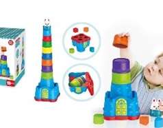 Castle bunny cups tower pyramid sorter