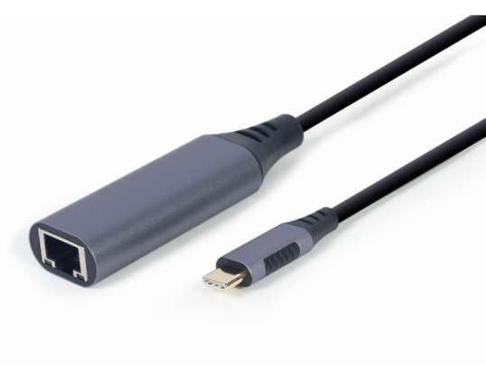 CableXpert konektor USB-C na adaptér Gigabit Ethernet LAN - A-USB3C-LAN-01