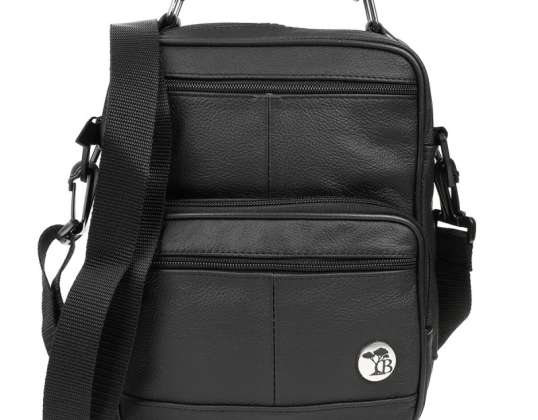 Men&#39;s leather small bag black Beltimore G19