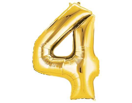 Gold Foil Balloon No 4 (32')
