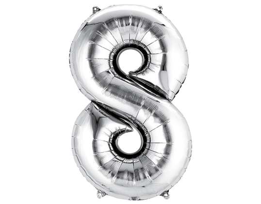 Balons Sudrabs Nr. 8 (32')