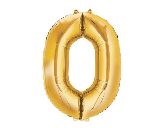 Balon z folii złotej nr 0 (16')