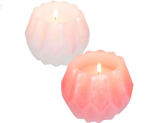 Ball Candle 10,5x8,5cm 2 Colours