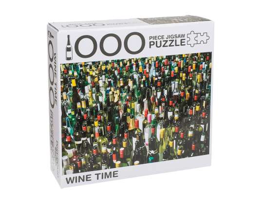 Dėlionė, Vyno laikas, 1000 vnt., apie 68 x 48 cm