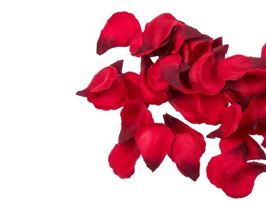 Sarkanas rožu ziedlapiņas, ap 100 gab