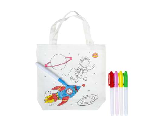 "LG Pasidaryk pats" dažymo krepšys su kosminiais piešiniais