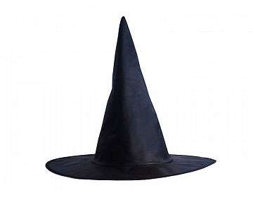 Sombrero de bruja, negro