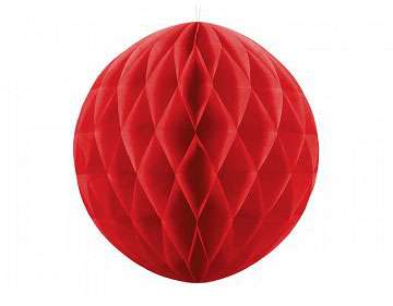 Kärgstruktuuri pall, punane, 20cm