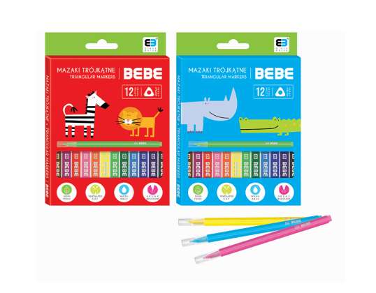 Akvarelové pero pro děti 12 barev