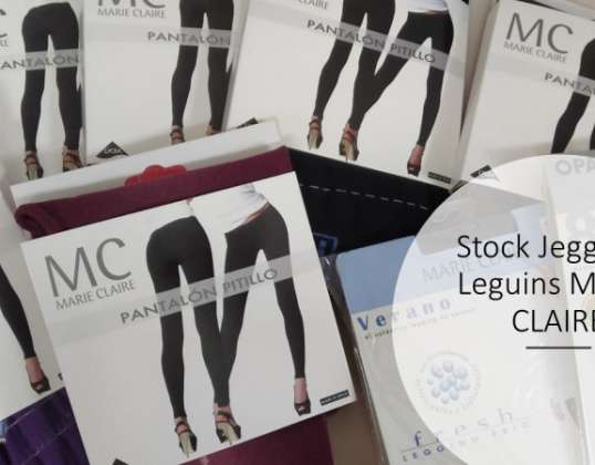 LOTE DE JEGGINS Y LEGGINS MARIE CLAIRE