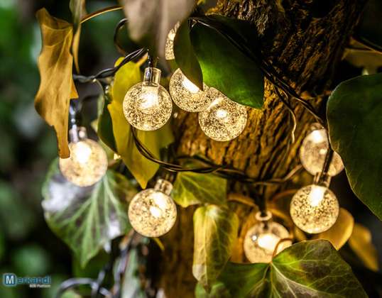 Garden garland TRACER solar 30 LED 30 bulbs TRAOSW46830
