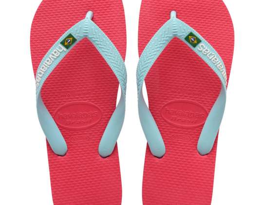 Havaianas Brasil Logo Flamingo Kinder Flip Flops - Größe 33/34