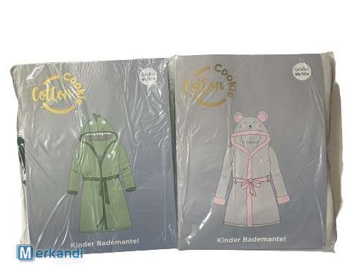 Kinder Bademantel Cotton Cookie Für Kinder Mädchen Jungs