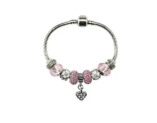 Pandora style bracelets Pack Mix Steel Plated in 925 Sterling Silver of the highest quality for Profitable Businesses