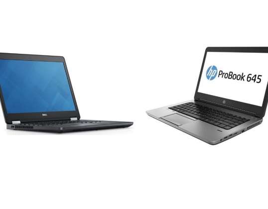 Lots of Laptops HP - DELL - Lenovo - Refurbished B - 30 Units