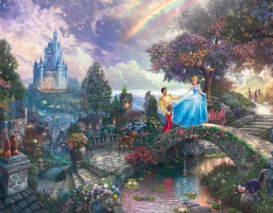 Disney  Cinderella   1000 Teile Puzzle  Thomas Kinkade