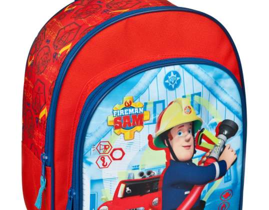 Feuerwehrmann Sam   Rucksack mit Vortasche