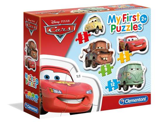 Clementoni 20804 - My First Puzzles - 3+6+9+12 peças puzzle - Disney Cars