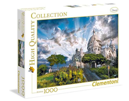 Clementoni 39383.1 - Montmartre - 1000 bitars pussel - Högkvalitativ samling