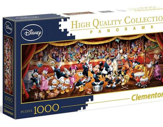 Aukštos kokybės panorama - 1000 dalių dėlionė - "Disney" orkestras