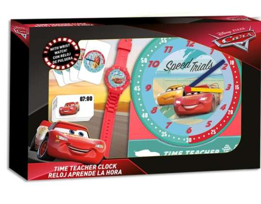 Disney Cars    Uhren   Set zum Erlernen der Uhrzeiten