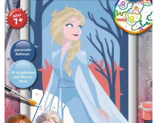 Ravensburger 27698 Disney Frozen 2 / Ледена кралица 2 пъти по номера Елза