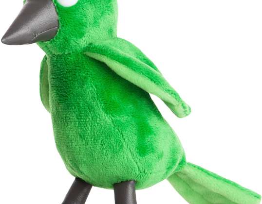 ROTB - paukščių žalia apie 18cm - pliušinė figūra