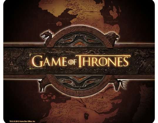GAME OF THRONES   Mauspad &quot;Logo &amp; Card&quot;