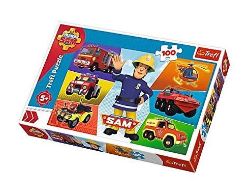 Puzzle Fireman Sam Vehicles - 100 stycken