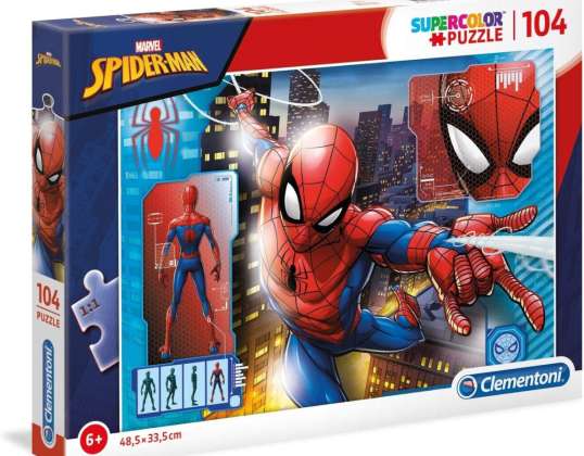 Clementoni 27118 - 104 pezzi puzzle - Spiderman
