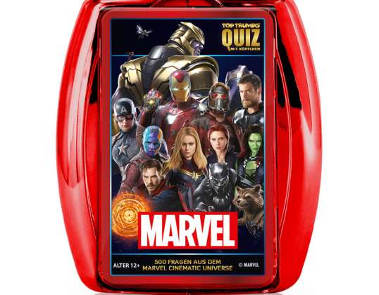 Winning Moves 63742 - Quiz - Marvel Cinematic Universe - Card Game