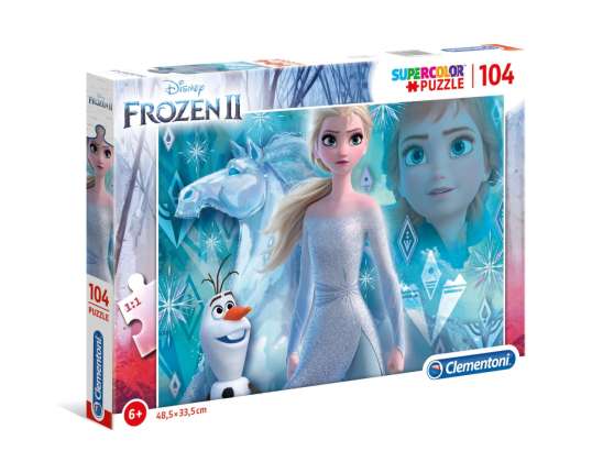 Clementoni 27127 - Puzzle de 104 piezas - Frozen 2