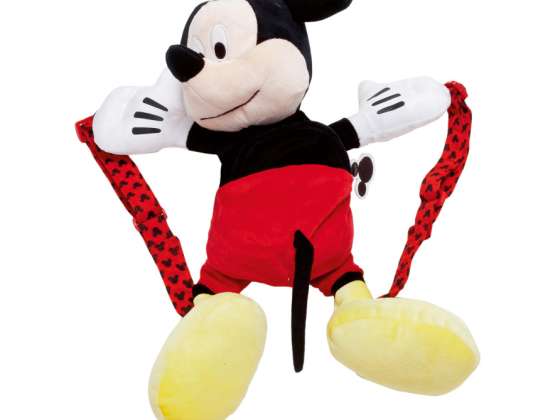 Disney - Mickey Pluche Rugzak - 19x13x38 cm