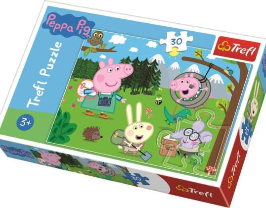 Pussel - Peppa Pig Forest Excursion - 30 stycken