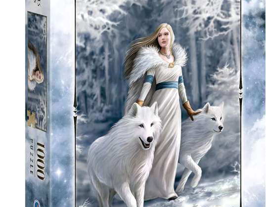 Anne Stokes Collection - 1000 pieces puzzle - Winter Guardian