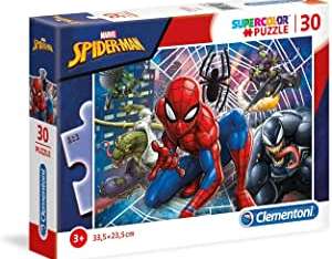 Clementoni 20250 30 Teile Supercolor Puzzle Spiderman