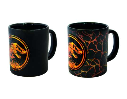 Jurassic World - Magic Mug - cupa își schimbă designul atunci când este încălzită - (320 ml) 