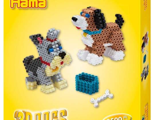 HAMA 3243 - Coffret cadeau, Perles pour chiens 3D