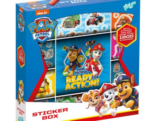 Paw Patrol - Stickerbox with over 1000 stickers