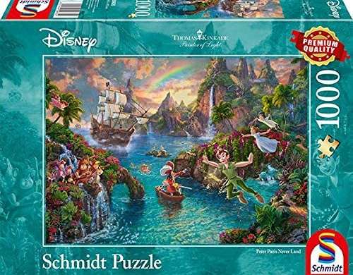 Disney, Peter Pan - 1000 pieces puzzle (Thomas Kinkade)