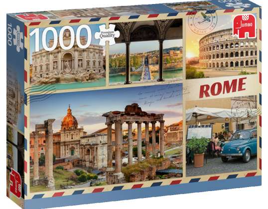 Jumbo hry 18862 - Pozdrav z Říma - 1000 dílků puzzle