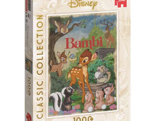 Jumbo žaidimai 19491 - Disney Classic kolekcijos bambi dėlionė - (1000 dalių)