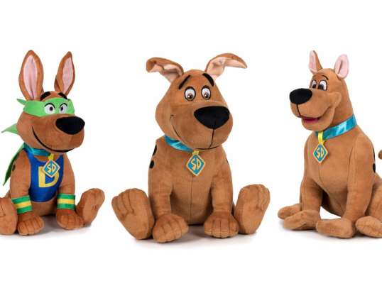 Scooby Doo - Βελούδινο σετ φιγούρας 3 φορές ανάμικτο