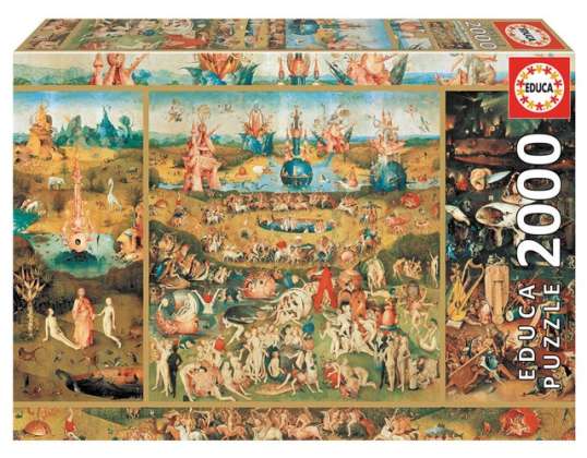 Educa Puzzle 9218505   The garden of delights   2000 Teile Puzzle